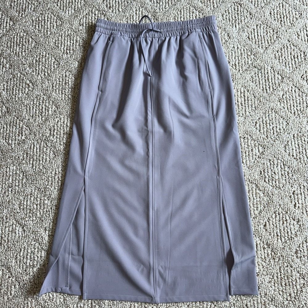 Womens Athleta  Maxi Skirt - Side Slits, Pockets - Purple Small Petite‎ SP
